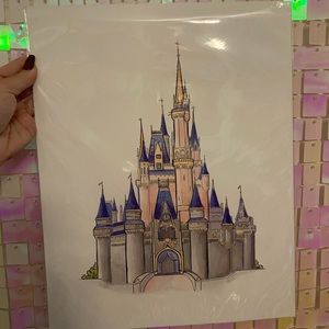 Disney Castle wall art